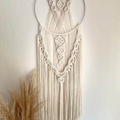 Attrape rêve en macramé