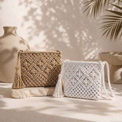 Sacs à main en macramé