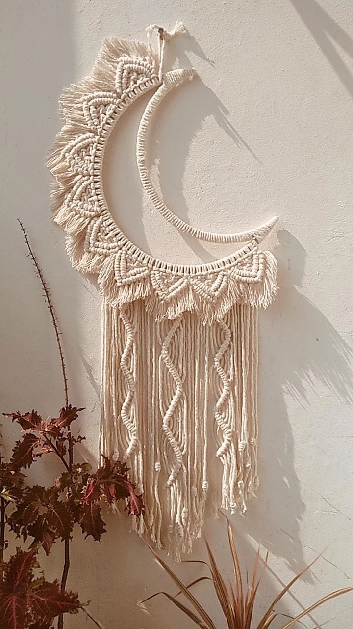 lune en macramé