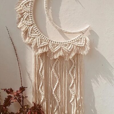 lune en macramé