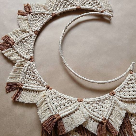 lune en macramé