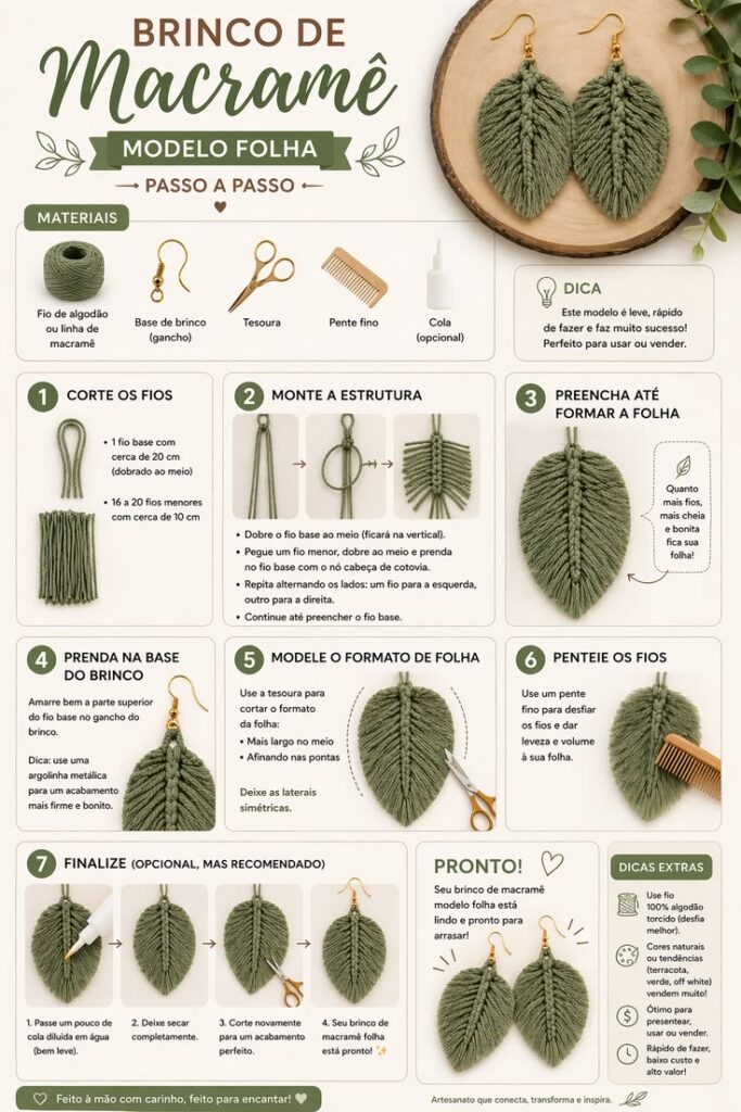 tuto plume tutoriel DIY plume en macramé